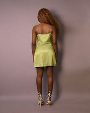 Matcha Silk Dress